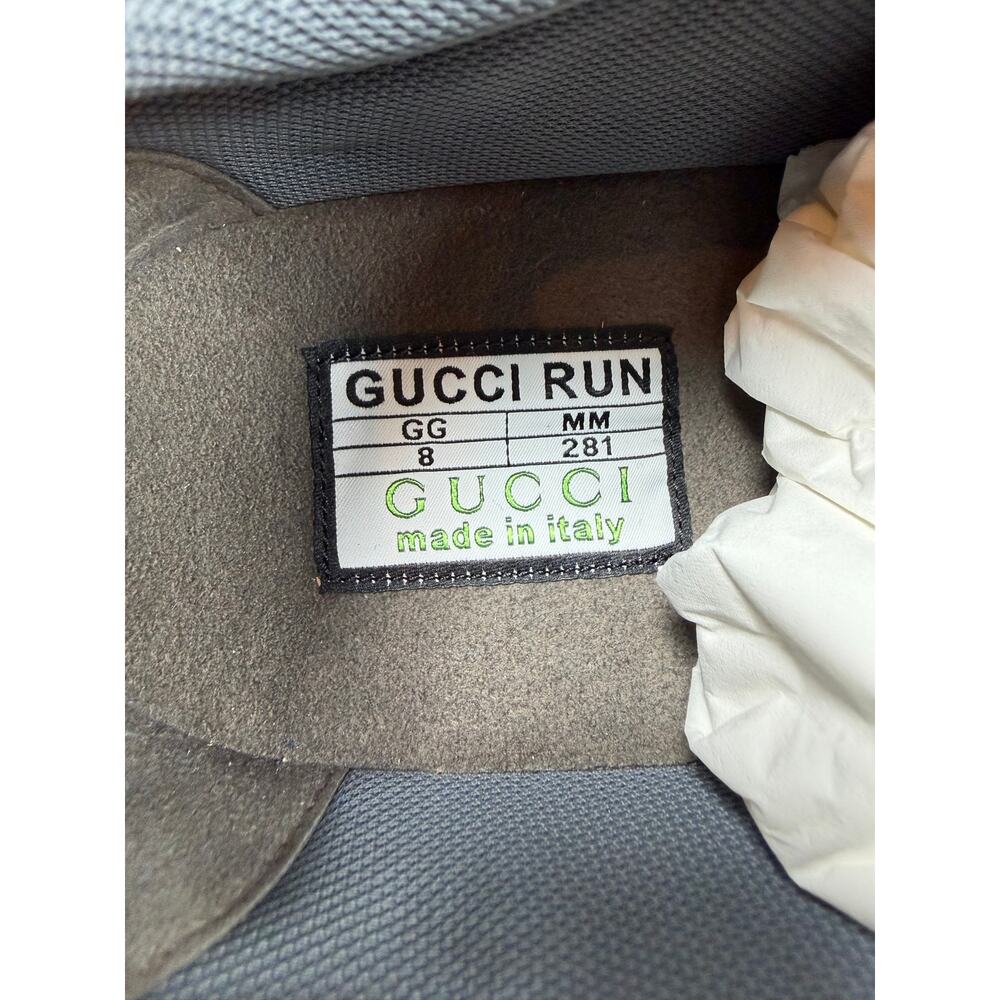 Size 8.5US - Gucci Run Sneaker Blue NEW - Picture 8 of 10